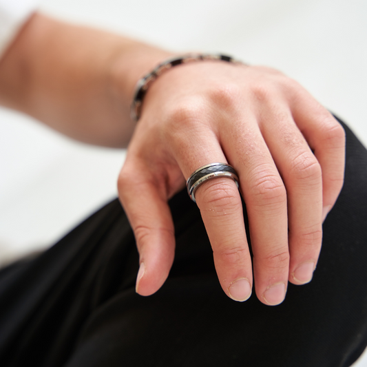 טבעת לגבר דגם אלכסנדר