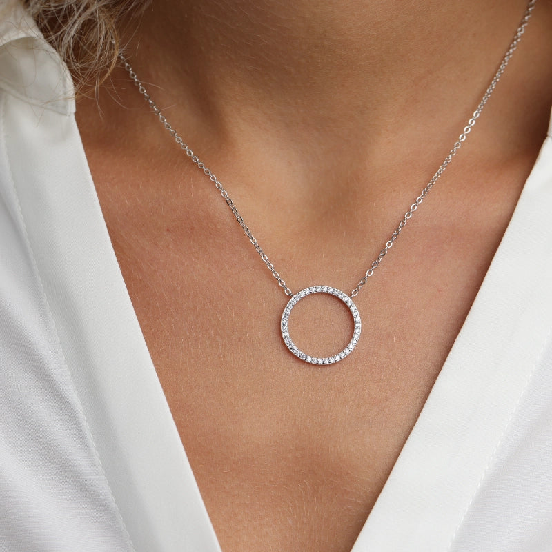 שרשרת כסף מעגל החיים