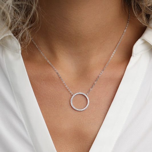 שרשרת כסף מעגל החיים