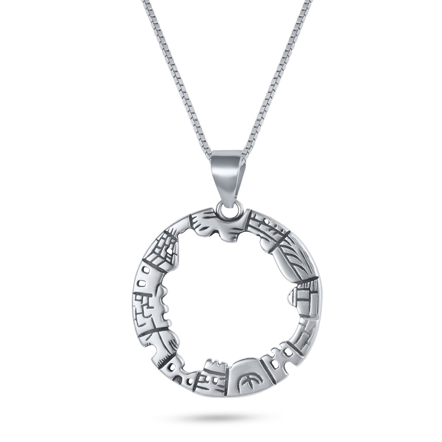 שרשרת כסף ירושלים