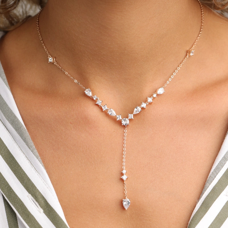 שרשרת כסף עניבה מעוצבת