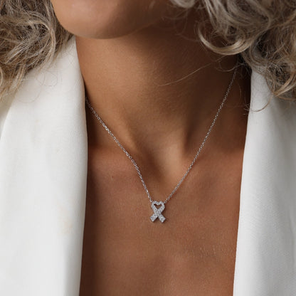 שרשרת כסף סמל החטופים משובץ