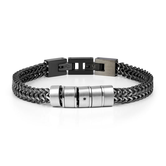 צמיד לגבר סטיל 5 חלקים לחריטה