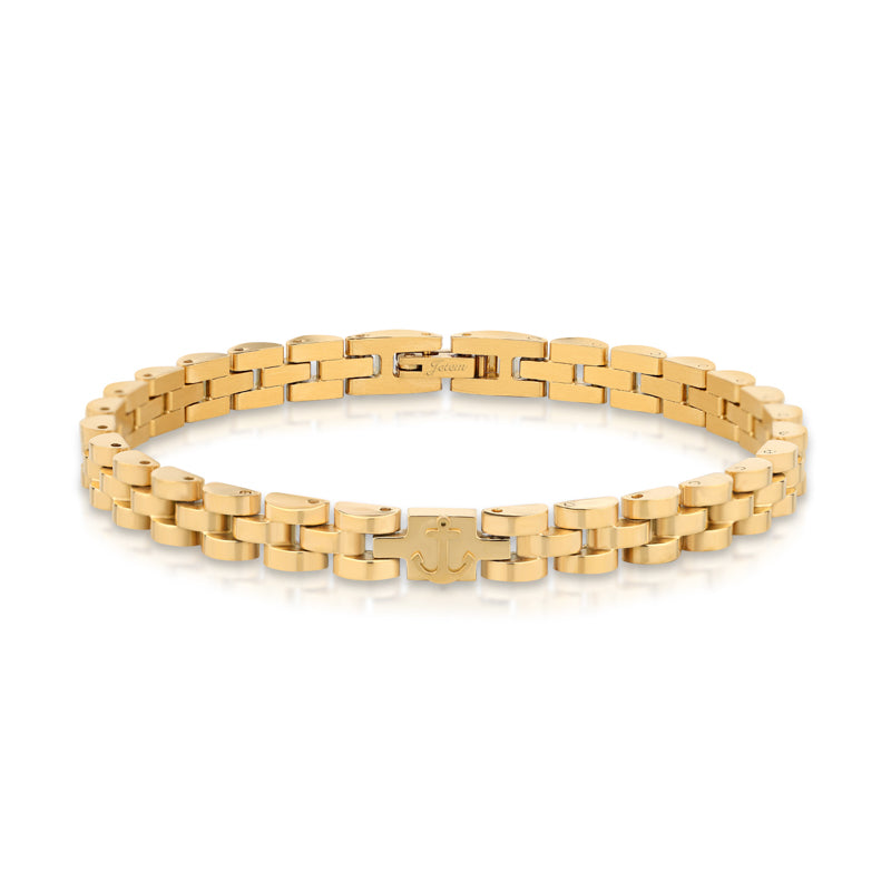 צמיד חוליות עם עוגן לגבר JBM1003 JETEM