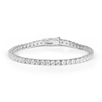 צמיד כסף טניס 3 מ"מ