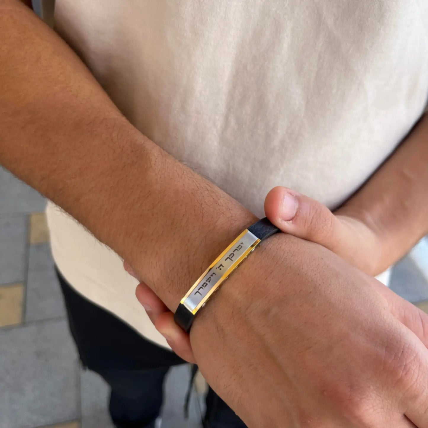 צמיד לגבר JBM1008  "LIAM" JETEM