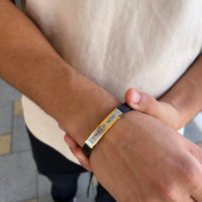 צמיד לגבר JBM1008  "LIAM" JETEM