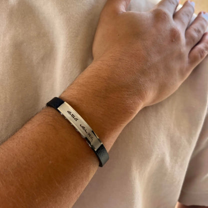 צמיד לגבר JBM1008  "LIAM" JETEM