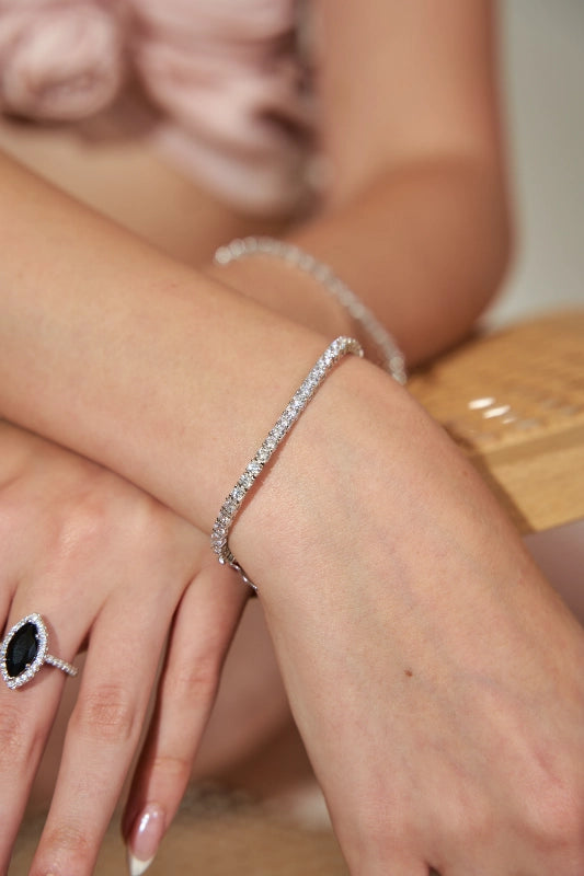 צמיד כסף טניס 3 מ"מ