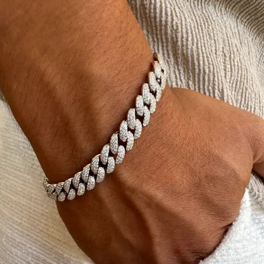 צמיד כסף גולן קובני עבה