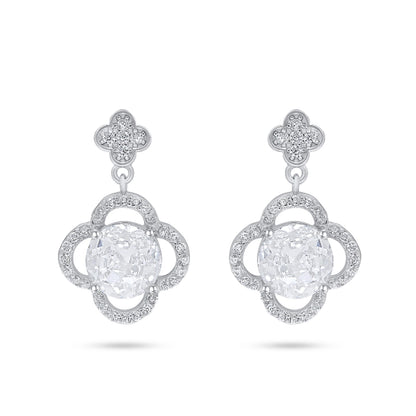 עגיל צמוד פרח זרקון