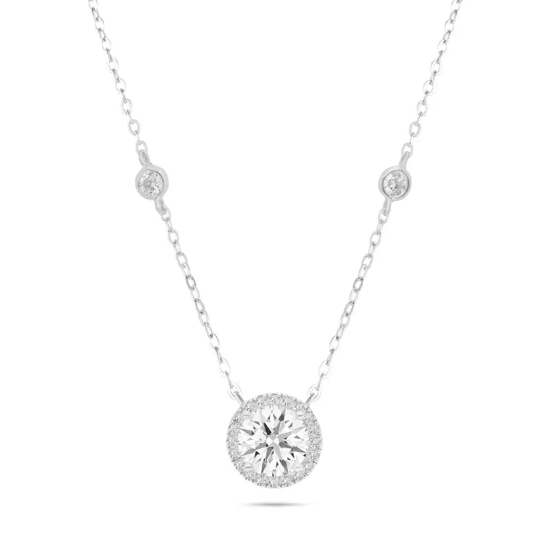 שרשרת כסף סוליטר