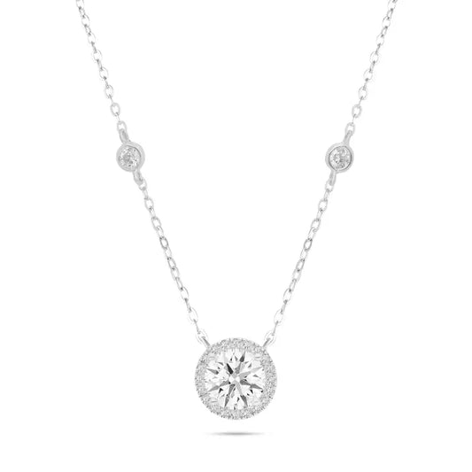 שרשרת כסף סוליטר