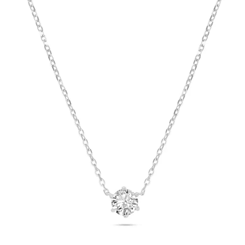 שרשרת כסף עיגול