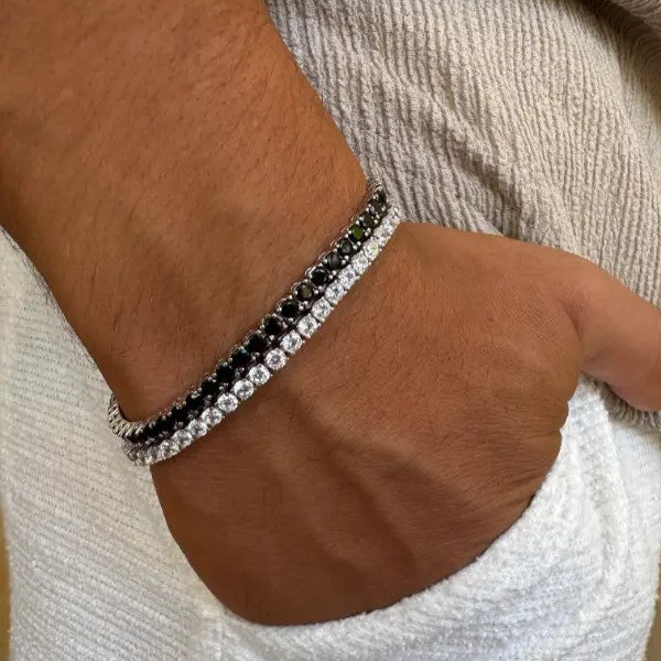 צמיד כסף טניס 3 מ"מ