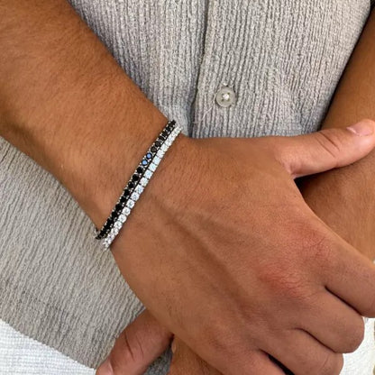 צמיד כסף טניס 3 מ"מ