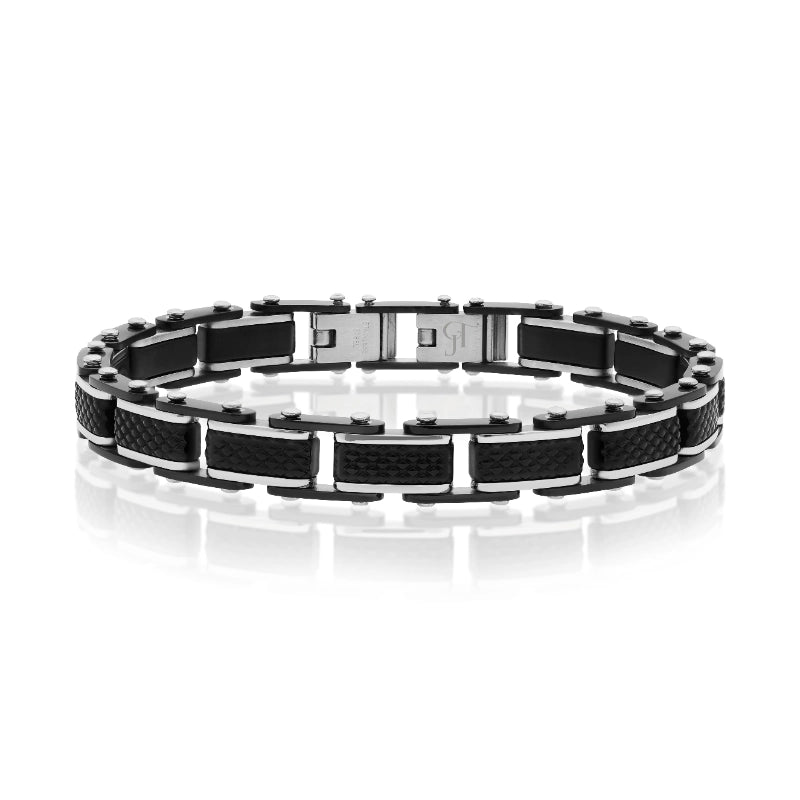 צמיד לגבר –  סטיל דגם SteelGrid