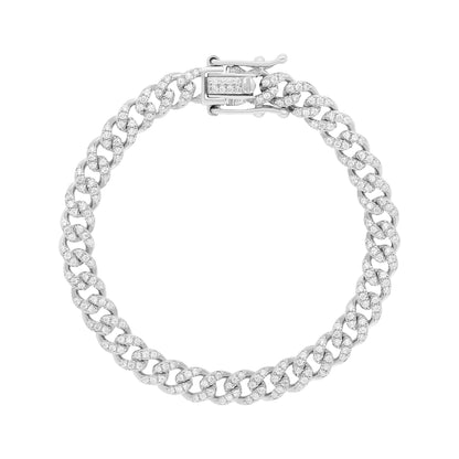 צמיד כסף גולן 6 מ"מ