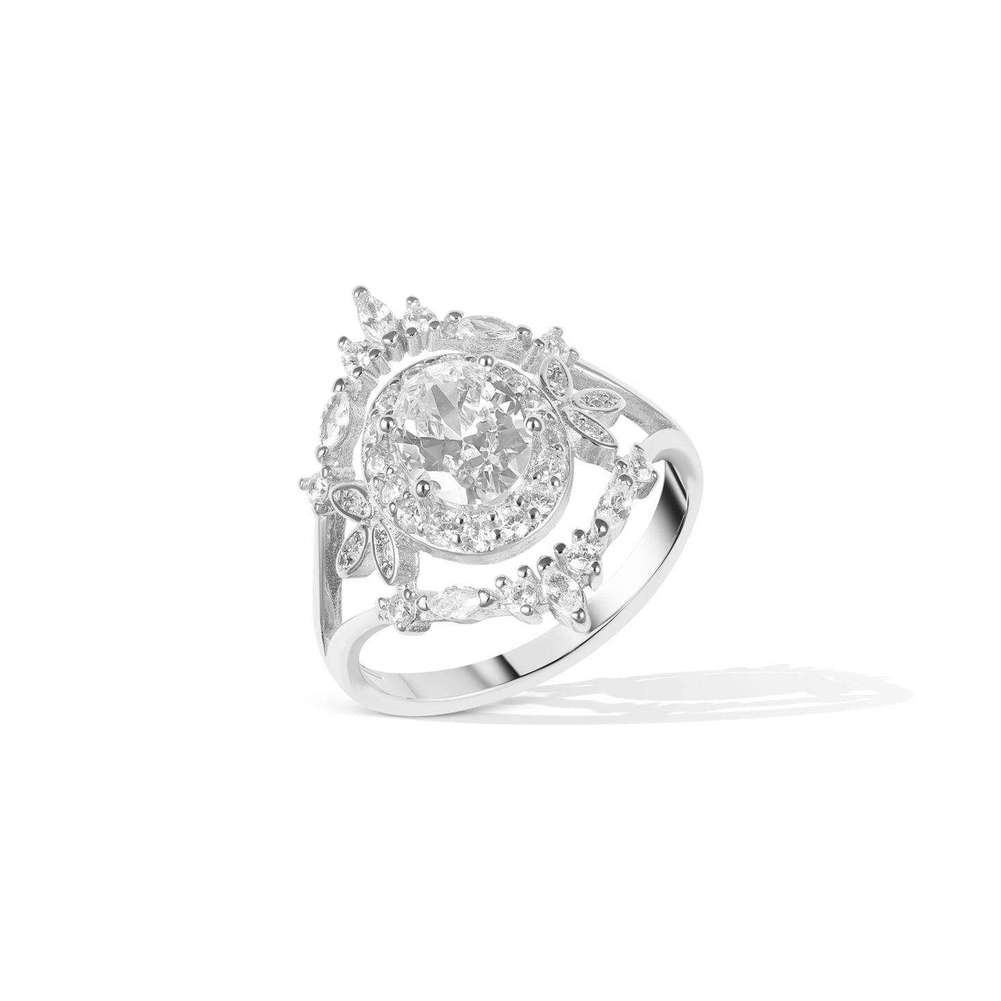 טבעת כסף דגם "ויקטוריה"