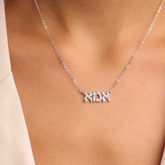 שרשרת כסף  תליון תליון "אמא"