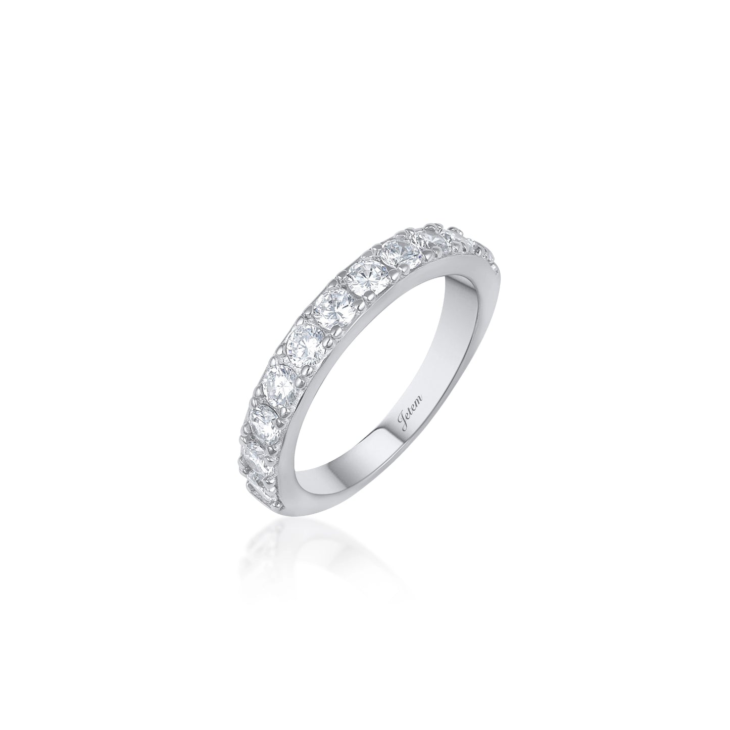 טבעת כסף טניס אלינה