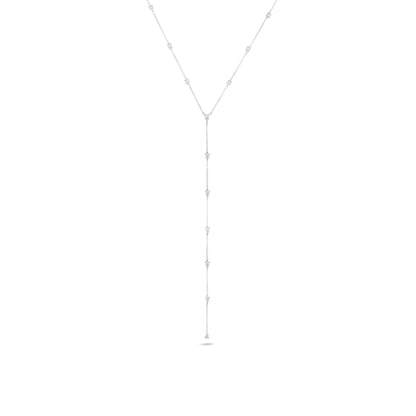 שרשרת כסף 925 עניבה עם תליוני טיפה