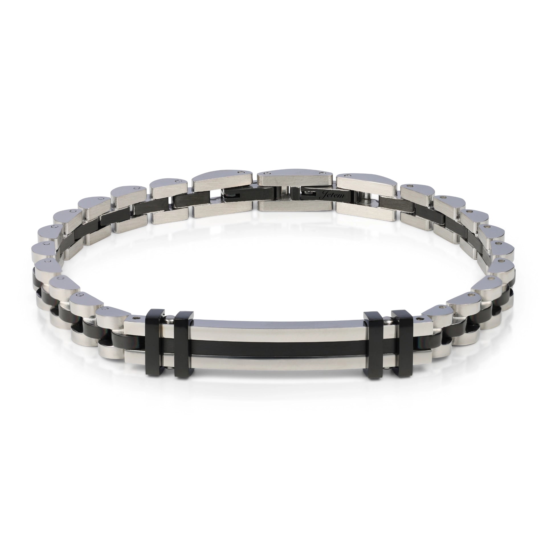 צמיד לגבר "אדם" מבית JETEM פלדת על חלד