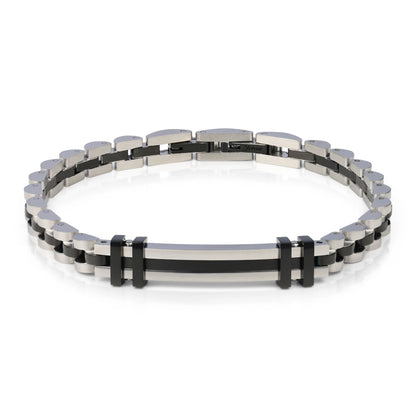 צמיד לגבר "אדם" מבית JETEM פלדת על חלד